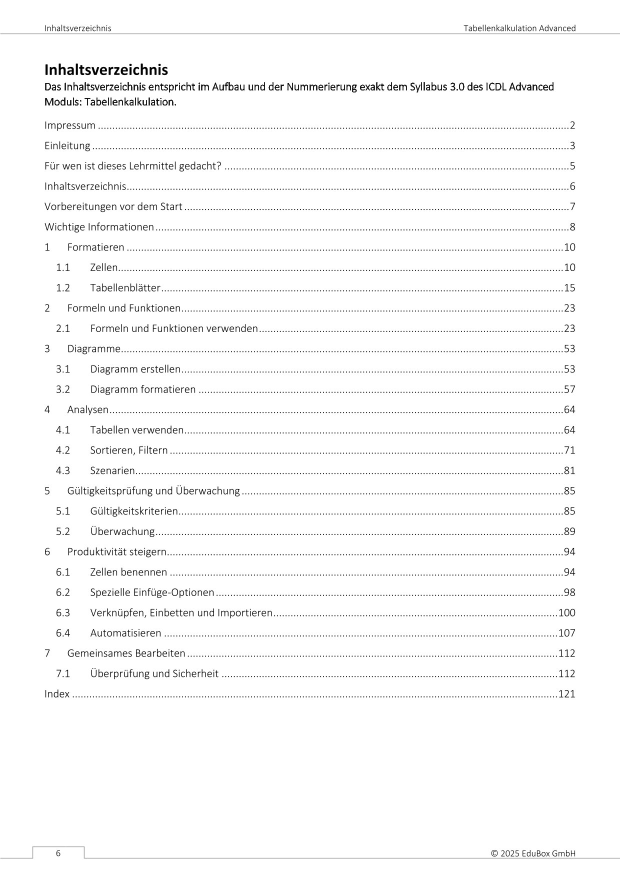 Lehrbuch: Tabellenkalkulation Advanced mit Microsoft Excel 2024/365 (ICDL Advanced) – Bild 3