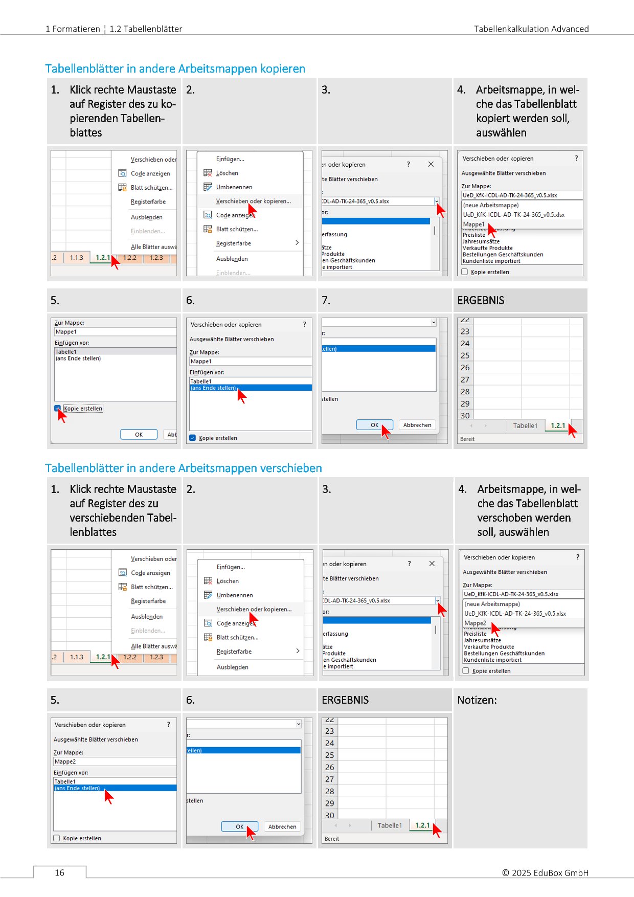 Lehrbuch: Tabellenkalkulation Advanced mit Microsoft Excel 2024/365 (ICDL Advanced) – Bild 8